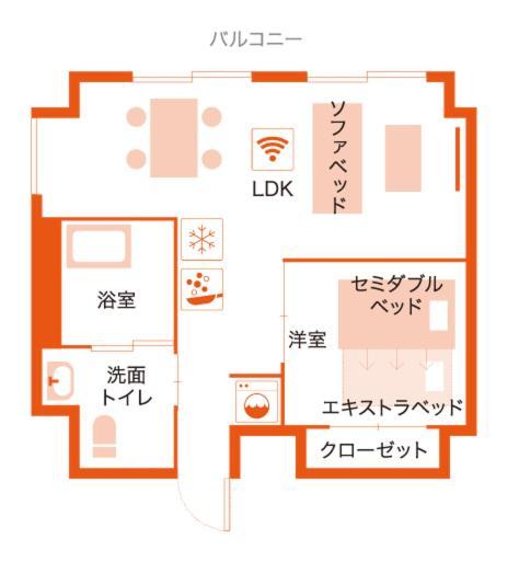 Apartment Hotel Ecott Kagoşima Dış mekan fotoğraf